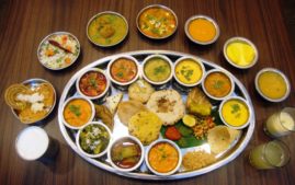 essen in indien, thali, reise nach indien 