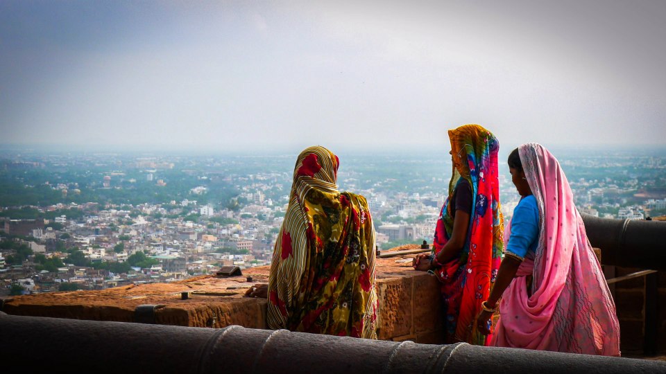 Enjoying the views from Meherangarh Fort Jodhpur (Photo Credits)