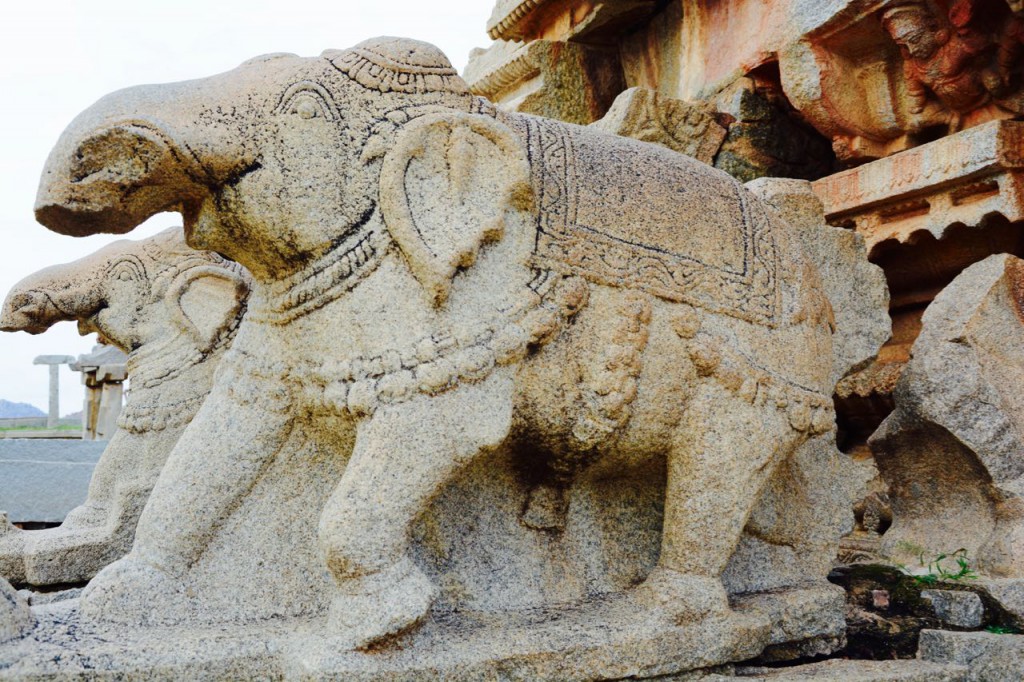Hampi-Vitthala-Tempel-Elefanten