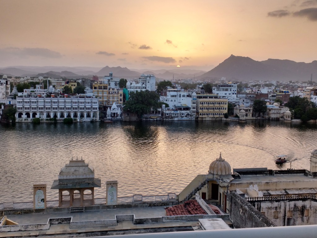 Sunset in Udaipur.