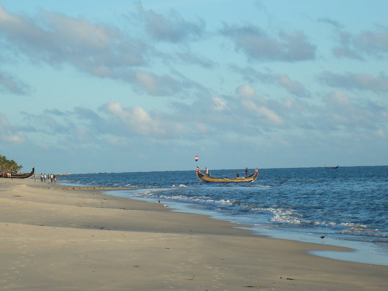 Beach, lesser-known, fishing boats, boats, marari, 