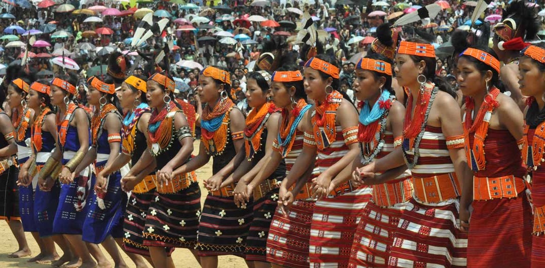 Aoling festival in Nagaland India