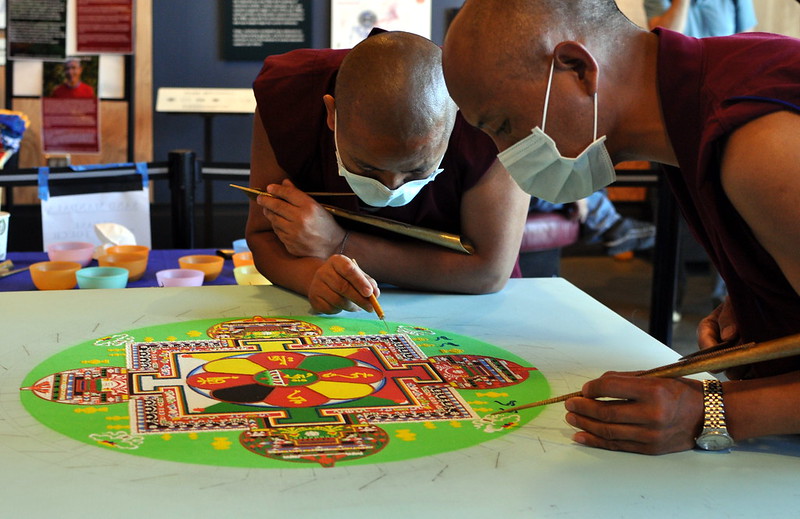 sand mandala by Monks, Things to do in Dharamsala