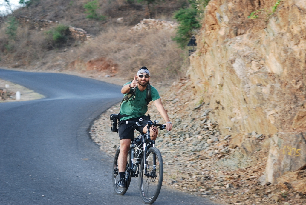 Fahrrad fahren in Indien
