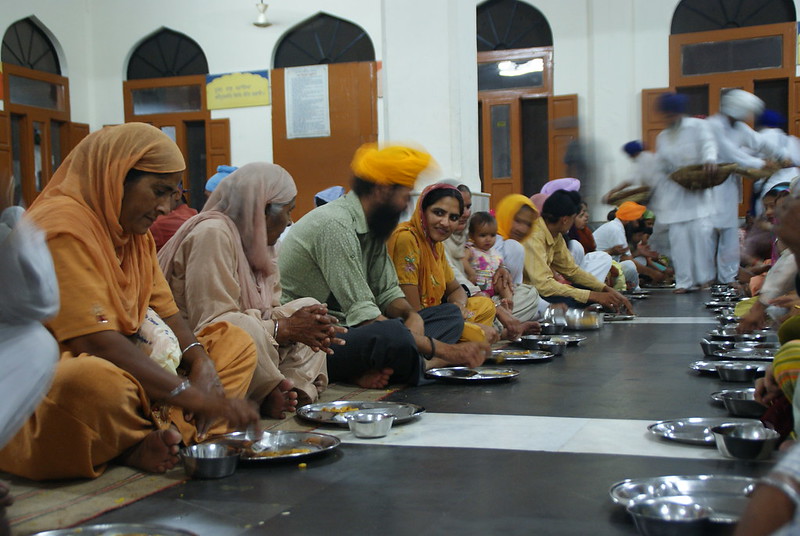 Glory place of service, Langar at the gurudwar in Amritsar