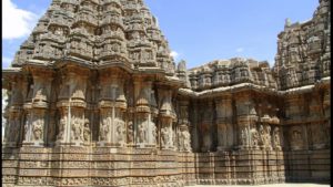 Ein hinduistischer Tempel in Mysore, Karnataka 