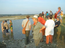 ausflug zum fluss, wwoofing in indien