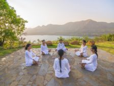 Yoga retreat in India