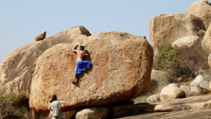 Klettern in Hampi