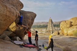 hampi klettern, klettern in indien