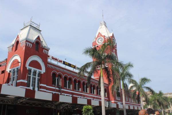 Rail routes across South India