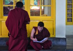 the Dalai lama monastery - dharamshala