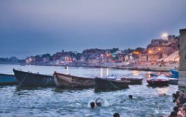 Varanasi, indien reiseroute