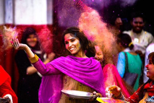 Weather in India in March, Holi in India