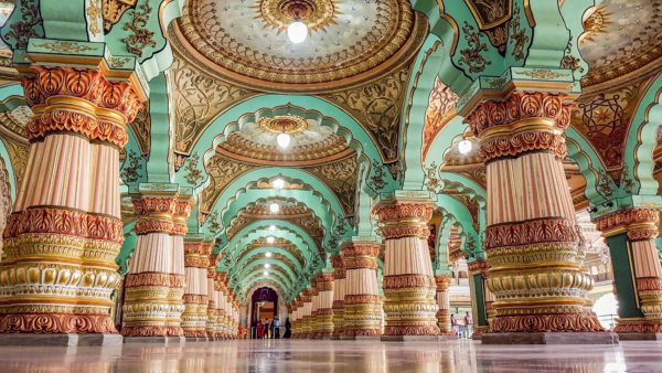 Mysore Palace, Two weeks in South India