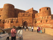 agra fort, reisen im Januar