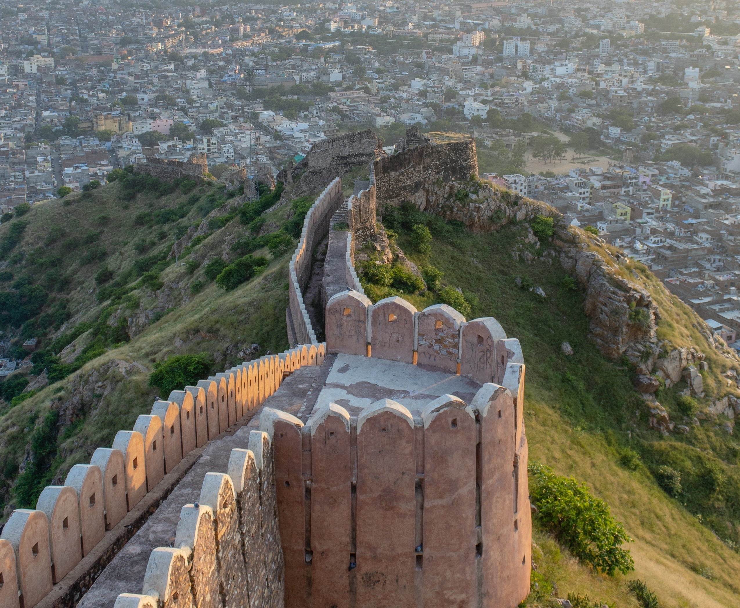 View from Nahargarh fort Jaipur