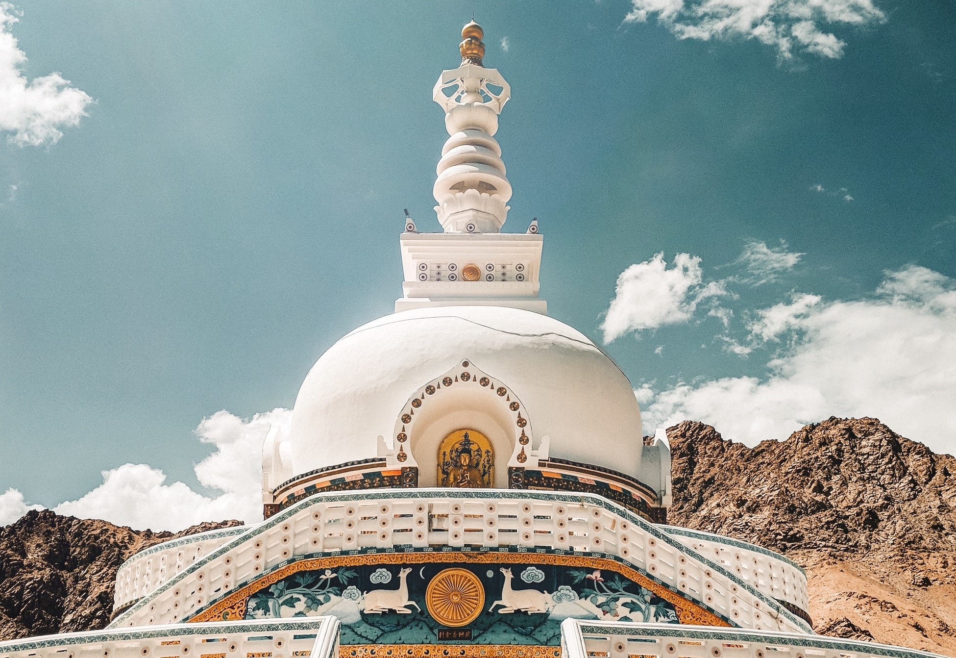 Travelling to Ladakh, Shanti stupa